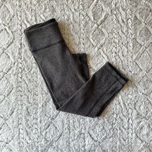 Lululemon Wunder Under Crops size 2 Black / Wee Stripe Black Heathered Black